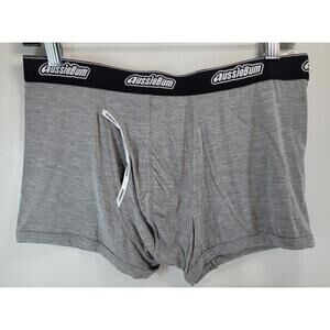 AussieBum Men’s Med 30" Boxer Brief Heather Gray NEW